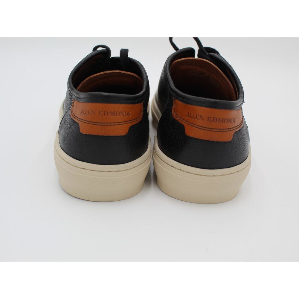 Allen Edmonds Sneakers Mens 11.5 Black Leather Casual Luxury Minimalist Travel - Picture 4 of 8